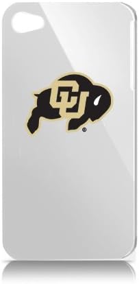 NCAA Colorado Buffaloes Varsity Jacket Hardshell Case for Apple iPhone 4, White