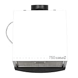Estructura exterior metálica Cata Professional 750 L - Extractor centrífugo de cocina, 185 W, color blanco y gris