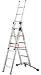 Produktbild Hailo 9306-501 Alu-Kombileiter 2x6+1x5 Sprossen Hailo ProfiLOT