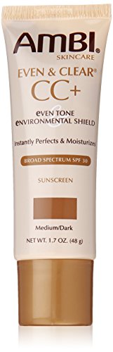 Ambi Even & Clear CC+ Cream with SPF#30 Medium/Dark 1.7 oz.