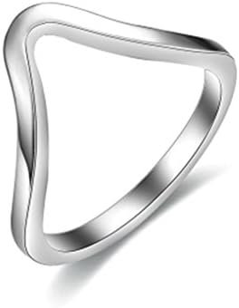 Sewanz Women's Simple Sterling Silver Finger Rings, Constellation Aries Opening Filigree Nail Ring,Jewelry Accessories