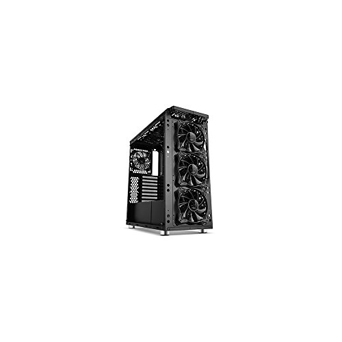 NOX Hummer TGX Torre Negro Carcasa de Ordenador - Caja de Ordenador  Torre  PC  SPCC  Vidrio Templado  ATX EATX ITX Mini-ATX  Negro  Juego 