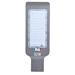 REALBUY LED Street Light 50W, 5000 LUMENS - Cool White 6500k (IP65 Water-Proof | in-Built Voltage Surge Protection 4.5KVa)