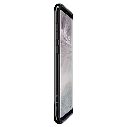 Spigen Funda Galaxy S8 Plus  Carcasa  Neo Hybrid  Protecci  n Interna Flexible y Marco Reforzado de Parachoques Duro para Galaxy S8   2017  - Negro Brillante