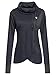 Produktbild Haiyemao Schnelltrocknende Sportbekleidung Petal Hem Drawstring Besticktes Sweatshirt Sportswear Damen (Size : L)