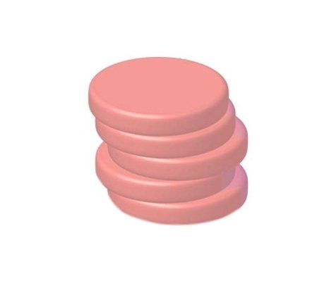 NO STRIPS, HARD FILM WAX DISCS facial & bikini WAXING Waxee Stripless wax HOT (100g, PINK with Titanium Dioxide)