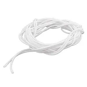 Ubersweet PVC Machine Wire Organize Tube Sleeve Casing Cable Markers Marking 10m Length White