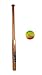 Produktbild Baseballschläger 83cm Baseball + Softball Holzbaseballschläger Holzschläger Schläge