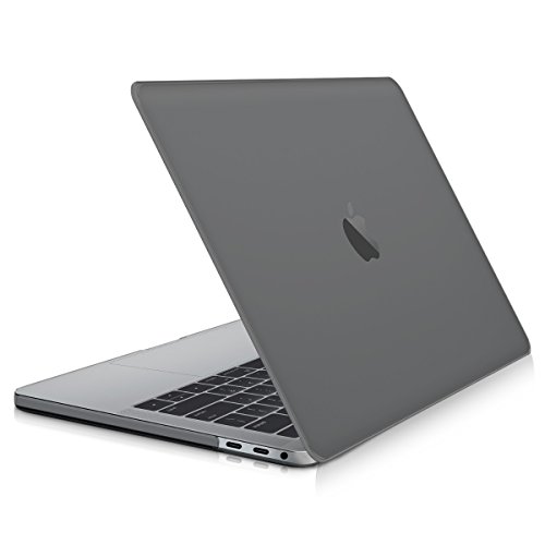 kwmobile Laptop H  lle f  r Apple MacBook Pro 15   ab 2016  Touchbar - Crystal Laptopschutzh  lle Cover Case Schwarz Transparent - Transparente Notebo