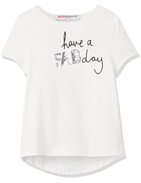 RED WAGON Have A Fab Day Tee, Maglietta Bambina