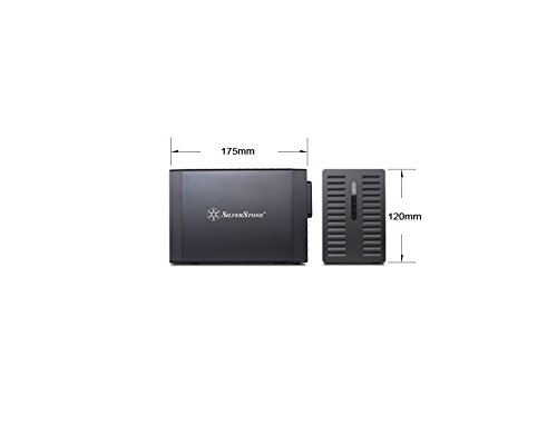 SilverStone SST-DS322B – USB 3.0 Externes Festplatten-Gehäuse für 2 x 3,5″ SATA-HDDs oder -SSDs mit konfigurierbaren RAID-Funktionen, schwarz - 10