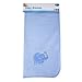 Fleece Baby Blanket with Embroiderered Animal Design 'First Steps'