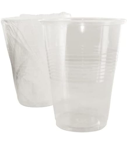 PAPSTAR 50 Kaltgetränkebecher, PLA pure 0,2 l 7,03 cm · 9,7 cm glasklar einzeln gehüllt
