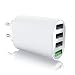 Produktbild CSL - USB Ladegerät 35W QC 3.0 | 4 Port Netzteil inkl. Quick Charge (Schnellladefunktion) | Smart Charge + Solid Charge (intelligentes Laden) | geeignet für Handys, Smartphones, Navis, Tablets UVM.