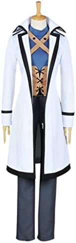 DreamDance Fairy Tail Cosplay Gray Fullbuster Costume White Male XL