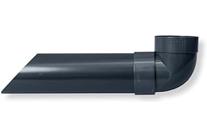 GK Dachrinnen Wasserspeier Ø 60 mm PVC anthrazit