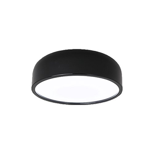 Preisvergleich Produktbild Wanson Moderne Deckenlampe Schlafzimmer Wohnzimmer Decke Licht LED Aluminiumlegierung Deckenleuchte Ultra Dünne Runde Deckenleuchte 35Cm Schwarz