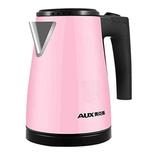 Preisvergleich Produktbild 304 Nahrungsmittelgrad-Edelstahl-Wasserko... 0.8L Kleine Kapazitäts-Tragbare Reise-Flasche 1000W automatische Abschaltung Anti-trocken (Farbe : Pink)