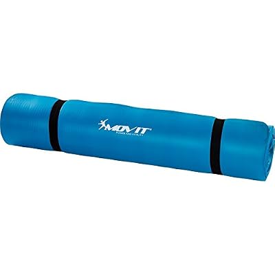 MOVIT® - Tapis de sol pour pilates et fitness - sans phthalate - certifié SGS - couleur blue ciel - L 190 x l 100 x E 1,5 cm
