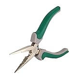 Delicacydex BERRYLION 6 Zoll Nickel Legierung Angeln Zangen Split Ring Schneider Angeln Halter Angelgerät Haken Entferner Draht Abisolierzange Cutter - Grün