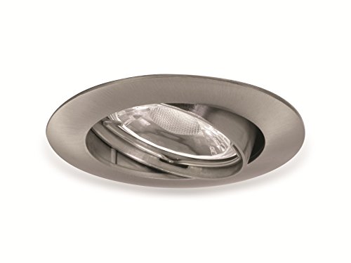 Preisvergleich Produktbild Müller Licht 3er Set Einbauleuchten, satin, schwenkbar, wechselbare LED-Lampen