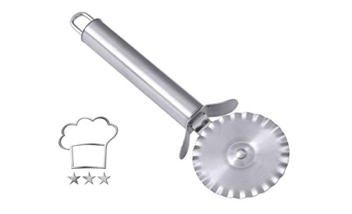 Edelstahl Teigschneider Teigrädchen Teig in Wellen schneiden Ø 5,7 cm