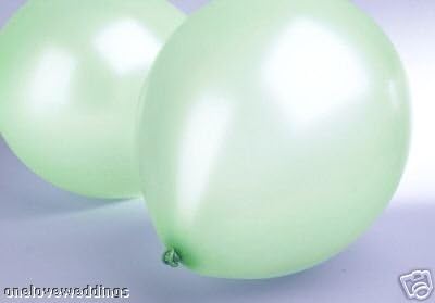 25 x 14" Mint Green Luxury Helium Wedding Birthday Celebration Party Balloons New