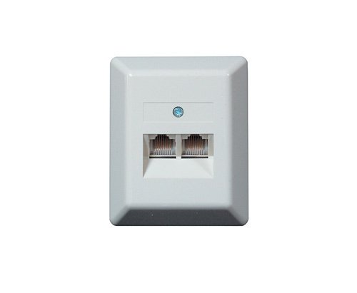 ISDN Aufputzdose, 2 x RJ-45