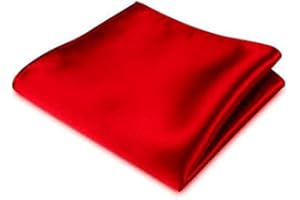 OUTLETISSIMO® POCHETTE FAZZOLETTO TASCHINO RASO ROSSO CLASSICO UOMO DONNA NUOVO
