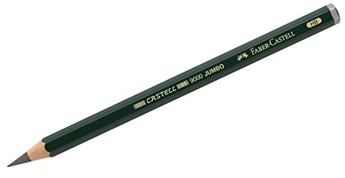 Faber-Castell 119300 – Bleistift Castell 9000 Jumbo, Härtegrad HB - 2