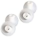 Price comparison product image 4 PACK Replacement Small Earphone Ear Silicone Gel Tips For Apple Headphones iPod iPad in ear Earbuds - (White/Semi-Transparent) From Gadget Zoo