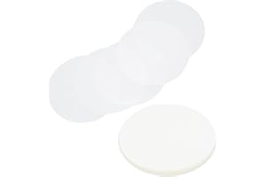 HZTYYIER Transparent Badge Protection Film, Clear ID Badge Cover, 100 Pieces (44MM) for Office Security Use