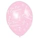 Produktbild amscan International 27,5 cm Kommunion Latex Ballon, Rosa, 6 Stück