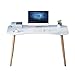 Produktbild LJHA Computertisch, einfacher Schreibtisch, Laptopschreibtisch, Heimbüro, brauner Laptop Tabelle (Farbe : Weiß, größe : 80 * 50 * 75cm)