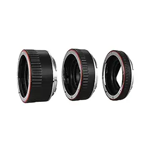 Leepesx Upgraded Macro Extension Tube Set 3-Piece 13mm+21mm+31mm Auto Focus Extension Tube Rings for Canon EOS Camera Body and Lens of The 35mm SLR for Canon All EF and EF-S Lenses