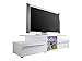 Produktbild trendteam VN31601 Lowboard TV Möbel Weiss Hochglanz, BxHxT 160 x 42 x 50 cm