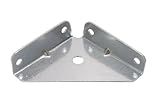 steel brace Corner Bracket Brace 50Mm Sq. 14mm Tiefe Zp Stahl ( 4er Pack )