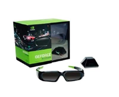 NVIDIA GeForce 3D Vision Lunettes sans fil pour PC Emetteur IR USB