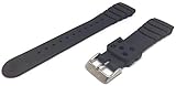 Seiko Uhrenarmband für SEIKO Diver Watch 4 kr3jz schwarz Gummi 20 mm
