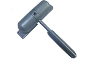 HOMY STORE Homy Ferme-porte, Surface Mounted Automatique Réglable à Ressort De Fermeture De Porte, 45-60KG (Gris)