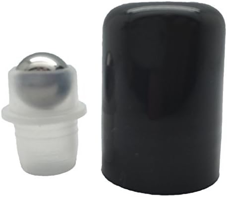 12 Stainless Steel Roller Ball Inserts for 5ml to 100ml Amber Bottles by Got Oil Supplies