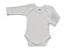 BabywearUK Body Vest Env Neck Long Sleeved - White - 18-24 months - British Made