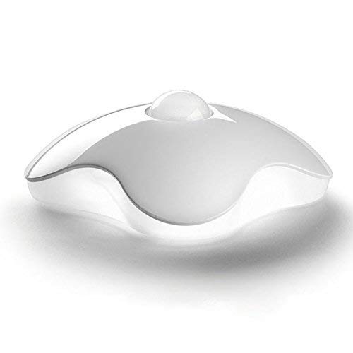 Estilo DLLL de trébol de cuatro hojas 6 Led inalámbrico, luz blanca lámpara Led stick-en cualquier lugar con funciona con pilas luz blanca cálida, cuerpo humano Sensor transparentes, diseño con texto en inglés de movimiento luz nocturna, Control luz lámpara de pared, de pared/Con el/luz para armarios, Stairway luz para escalones cajones luz lámpara de techo