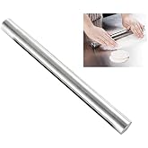blue trend 90 CM Stainless Aluminum Rolling Pin Practical Dough Rolling Rolling Pin 90 Cm