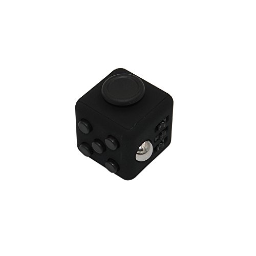 Fidget Cube Toy Anxiety Attention Stress Relief Stocking stuffer Relieves Stress for Children and Adults Christmas Gift black (Black) Fidget Cube Toy Anxiety Attention Stress Relief Stocking stuffer Relieves Stress for Children and Adults Christmas Gift black (Black)