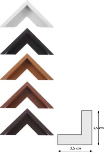 Picture Frame, FDM Canvas Floater Frame Iguas 50x60 cm Rosewood, matt/non-glossy - empty frame