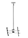 Produktbild Novus 944+2209+000 Decke Bildschirm Halterung (220 mm) Silber