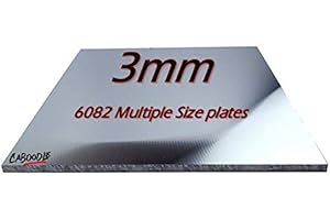 CABOODLE 3mm Aluminium Sheet Plate - 150 x 150 x 3mm