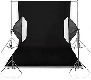 PRIYAM 8 x12 FT chromakey Black LEKERA Backdrop Photo Light Studio Photography Background