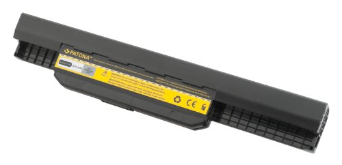 PATONA Laptop Akku für ASUS A43 | K43 | X43 | A53 | K53 | A54 | A83 | K54 | K84 | P43 | X44 | X45 | P53 | X53 | X53S | X54 | X84 – [ Li-ion; 4400mAh; schwarz ] - 2
